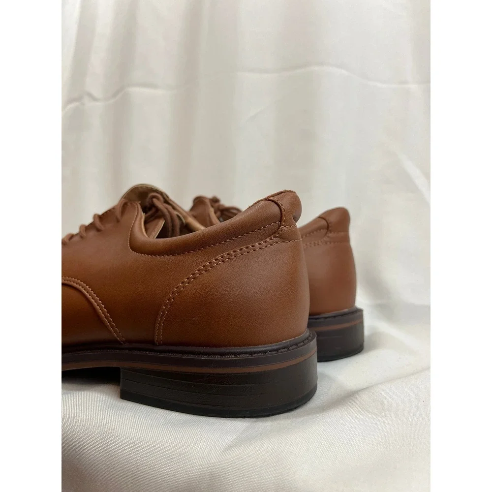 Goodfellow & Co Mens Cognac Brown Derby Dress Shoes Memory Foam Size 11.5